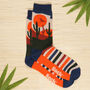 Men's Bamboo Socks Wild West Desert Cactus, thumbnail 1 of 5