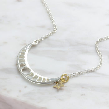 Moon Phases Necklace, 9 of 11