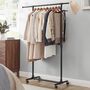 Clothes Rack Garment Clothes Rail With Extendable Bar, thumbnail 3 of 10