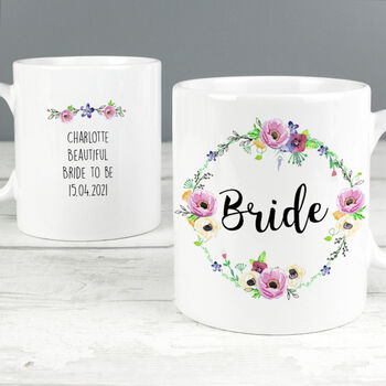 Personalised Floral Mug For The Lady's, 3 of 3