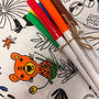 Colour Your Own Fabric Letter, thumbnail 3 of 5