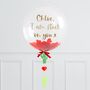 Personalised Stuck On You Valentine's Bubble Balloon, thumbnail 1 of 4