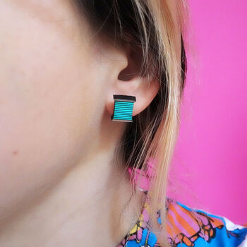 Sewing Thread Stud Earrings, 4 of 4