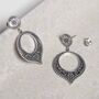 Sterling Silver Harbala Dangly Studs, thumbnail 3 of 6