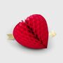 Valentines Honeycomb Cupid Heart Paper Decoration 30cm, thumbnail 1 of 2