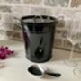 Luxury Black Metal Ice Bucket With Lid French Style, thumbnail 4 of 8
