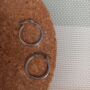 Hoop Earrings Set With Gemstone Effect Charms, thumbnail 4 of 4