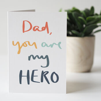 Dad You Are My Hero Father's Day Card, 3 of 3