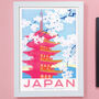 Authentic Vintage Travel Advert For Japan, thumbnail 1 of 8