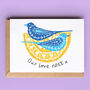 'Our Love Nest' Valentine Or New Home Card, thumbnail 1 of 2