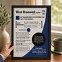 Personalised 90th Birthday Gift Birth Year Print For Football Fans, thumbnail 3 of 11