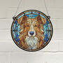 Nova Scotia Duck Tolling Retriever Stained Glass Effect Suncatcher, thumbnail 1 of 6