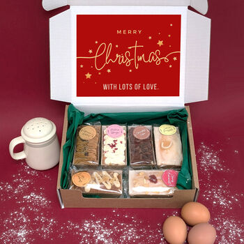 Christmas Six Mini Loaf Cakes Gift Box, 5 of 11