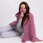 Beginners Pom Pom Blanket Crochet Kit, thumbnail 2 of 9