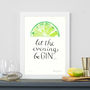 'Let The Evening Be Gin' Original Painting, thumbnail 1 of 12