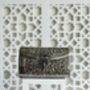 Baku Silver Antique Clutch Bag, thumbnail 7 of 8