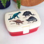 Children's Dinosaur Lunch Box And Tray, thumbnail 1 of 7