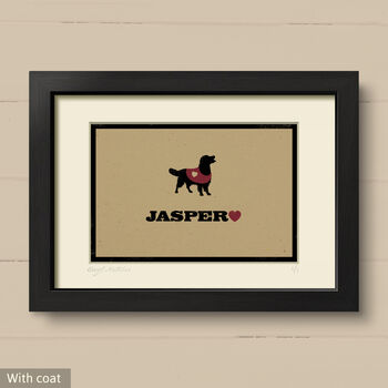 Personalised Golden Retriever Print For One Or Two Dogs, 5 of 12
