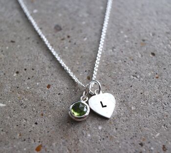 Heart Charm Necklace, 2 of 7