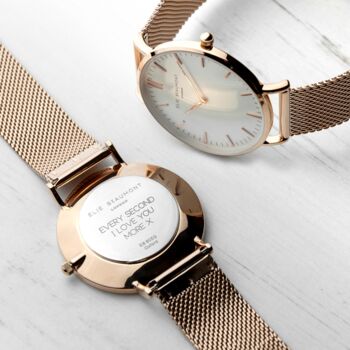 Personalised Women's Metallic Watch, 9 of 12