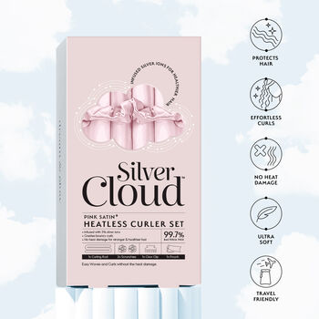 Silver Cloud Pink Heatless Curler Set, 4 of 4