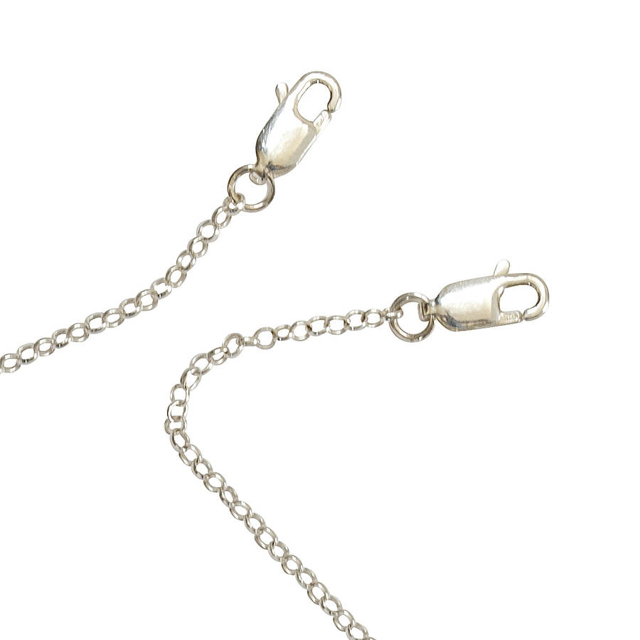 'halo' Interchangeable Silver Layered Necklace By Essentia By Love Lily