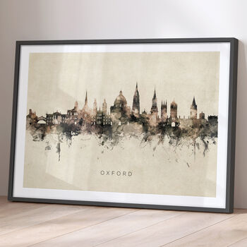 Oxford Skyline Cityscape Art Print, 12 of 12