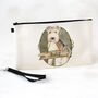 Custom Dog Lover Cosmetic Bag, thumbnail 2 of 11