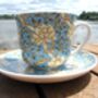 Large Cup And Saucer In Blue Chrysanthemum Design, thumbnail 5 of 11