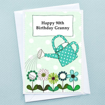 'Flowers' Personalised Birthday Card, 2 of 5