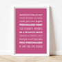 Personalised Mixed Typography Print, thumbnail 5 of 8