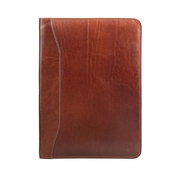 Luxury A4 Leather Conference Folder. 'The Dimaro', 5 of 12