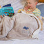 Personalised Children's Whale Sherpa Blanket, thumbnail 1 of 9