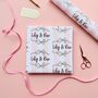 Personalised Striped Wedding Paper, thumbnail 4 of 4