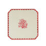 Sea Shells And Coral Set Of Four Embroidered Placemats, thumbnail 3 of 3