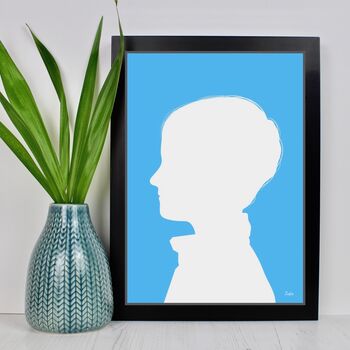 Contemporary Personalised Silhouette Portraits, 4 of 11