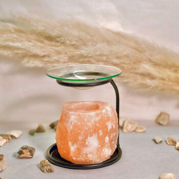 Himalayan Salt Crystal Oil Burner And Wax Melter, 6 of 8