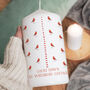 Personalised Robin Pillar Advent Candle, thumbnail 1 of 1
