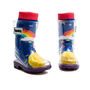 Squelch Transparent Wellies And Three Sock Set Sunshine, thumbnail 7 of 7