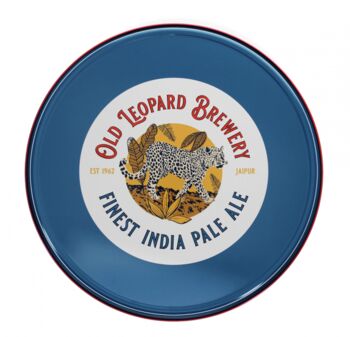 Old Leopard Brewery Round Tray, 2 of 3