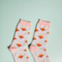 Highland Cow Navy Bamboo Socks, thumbnail 3 of 8