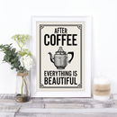 inspirational typography quote print by tea one sugar