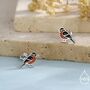 Bullfinch Sterling Silver Stud Earrings, thumbnail 1 of 11