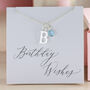 Personalised Birthstone Charm Necklace, thumbnail 2 of 9