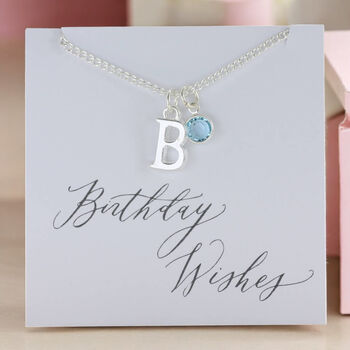 Personalised Birthstone Charm Necklace, 2 of 9