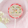 Thirty 30 Floral Bright Birthday Lollipop, thumbnail 1 of 3