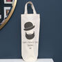 Personalised Hat And Beard Bottle Bag, thumbnail 1 of 1