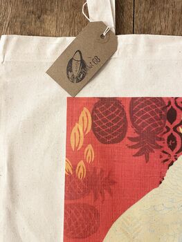 Cockatoo Bird Cotton Tote Bag, 2 of 2