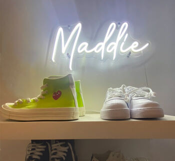 Personalised Neon Name Light, 11 of 12