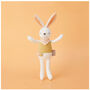 Bunny In Yellow Top Plush Toy For Baby And Toddler, thumbnail 6 of 10